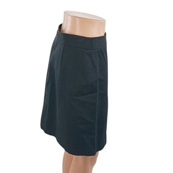 Cache Black Mini Skirt Womens Size 4 Lace-Up Side Detail Bodycon Y2K Sexy - Picture 3 of 6